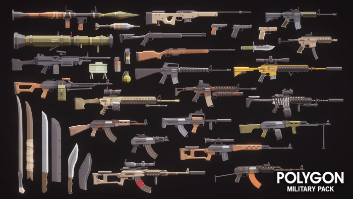 Polygon Military Weapons Pack preview 2