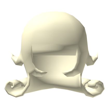 Low Poly Curled Hair Blonde Roblox item