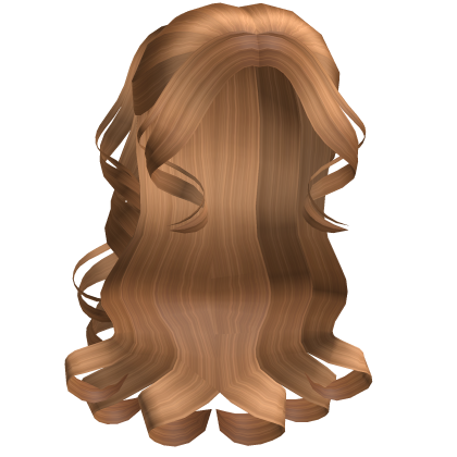 Curly Cute Back Twintails (Caramel) Roblox item