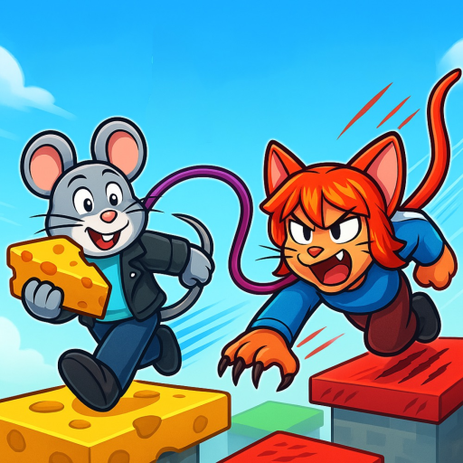 Cat and Mouse [2 Player Obby] official Roblox game thumbnail