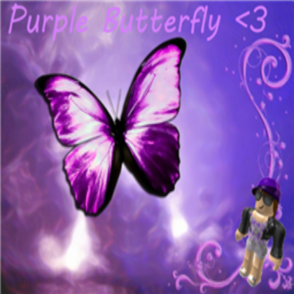Purple Butterfly Roblox decal