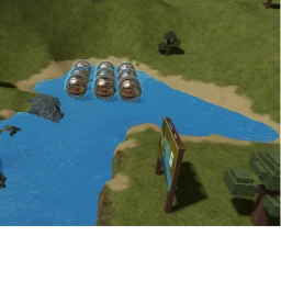 Play with the beebots in the water icon