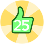 25 Likes!