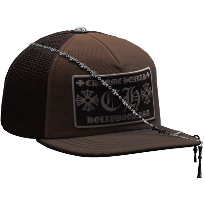 Brown Designer Tilted Cap Roblox item
