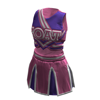 Cheerleader Uniform | Rosa Purple White thumbnail