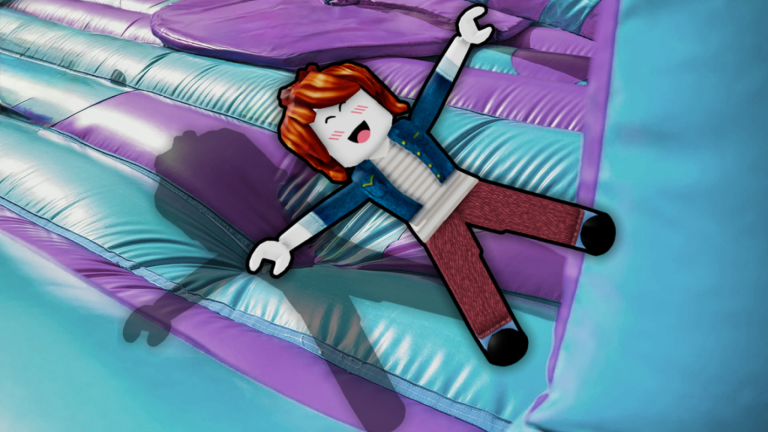 Biggest Bounce On Bouncy Castle Obby screenshot 2