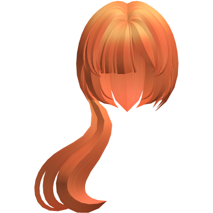moe thick long fluffy low pony orange