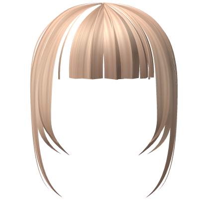 J-pop Blonde Preppy Bangs ☆ Roblox item