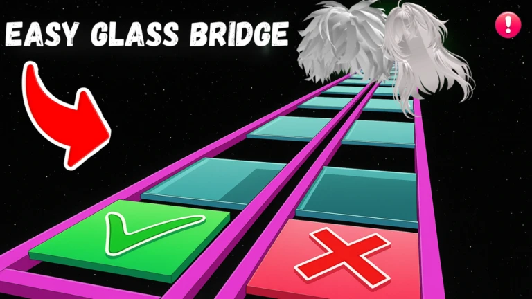 [UGC] Easy Glass Bridge Press For Reward Obby 🌠