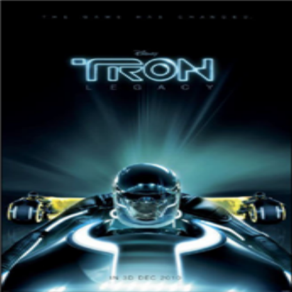 Tron Legacy poster Roblox decal