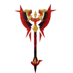 Fire Heart Battle Axe