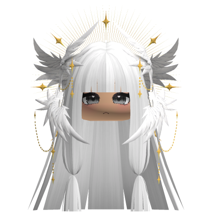 Angelic Anime Hair w/ Wings