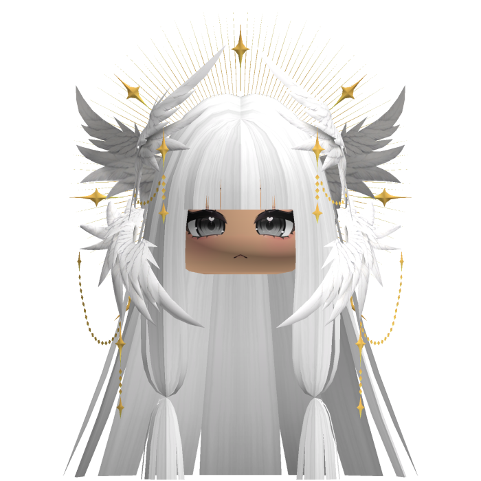 Angelic Anime Hair w/ Wings