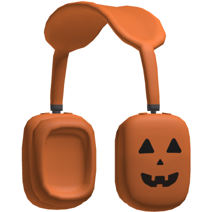 Halloween Pumpkin Headphones  Roblox item