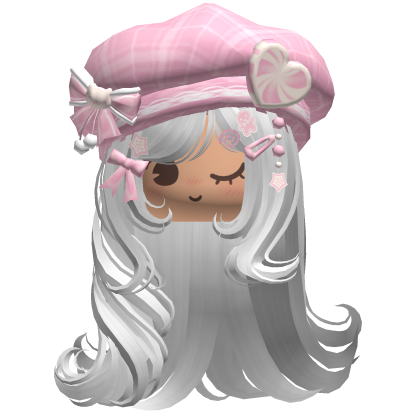 ♡ Christmas Fluffy Beret Combo (White)