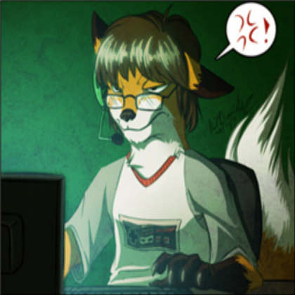 Furry Fox Gamer Roblox decal