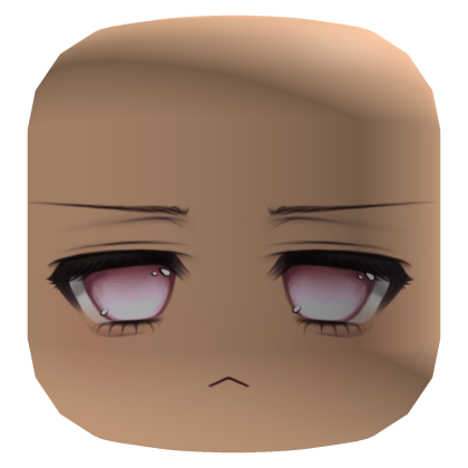 Kawaii Sleepy Eyes Face