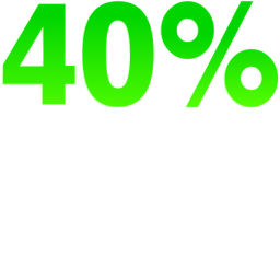 40% BACK ON PURCHASE