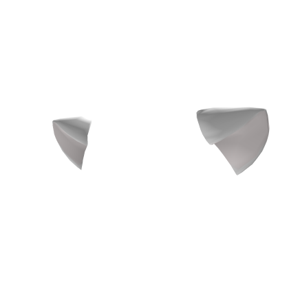 curious white cat ears Roblox item