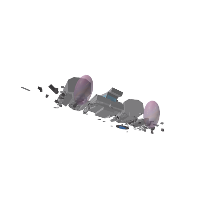 droken down ship prop