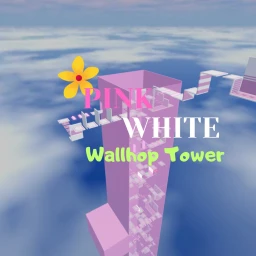 Pink White Wallhop Tower icon