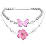 Preppy Pink Layered Necklace
