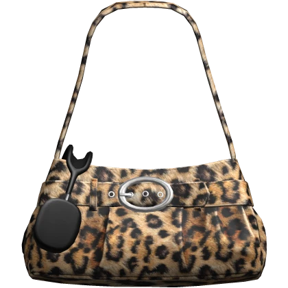 Side Bag With Headphones Leopard Purse Handbag Y2K | Roblox