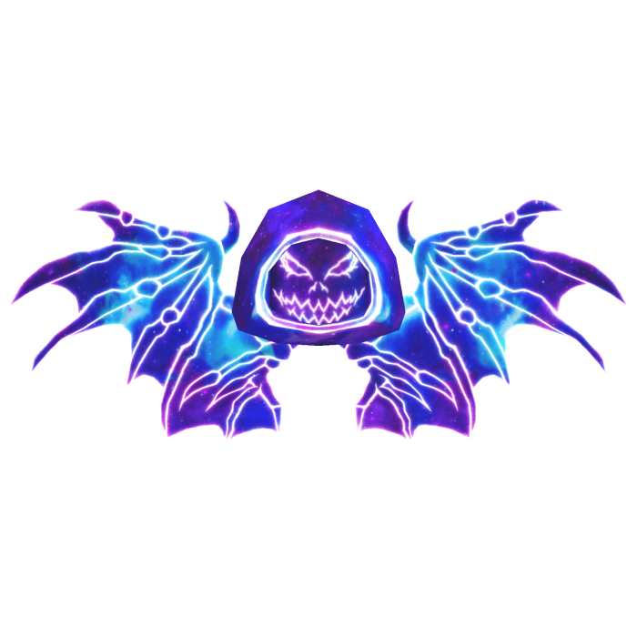 Cartoony Galaxy Hood Dragon Wings Aura Combo (✔)