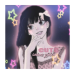 Cute anime pink