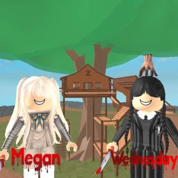 Survive Megan x Wednesday The Killer!💀  icon