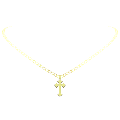 Gold Cross Necklace Roblox item