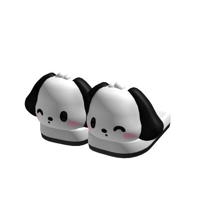 Panda Puppy Slippers