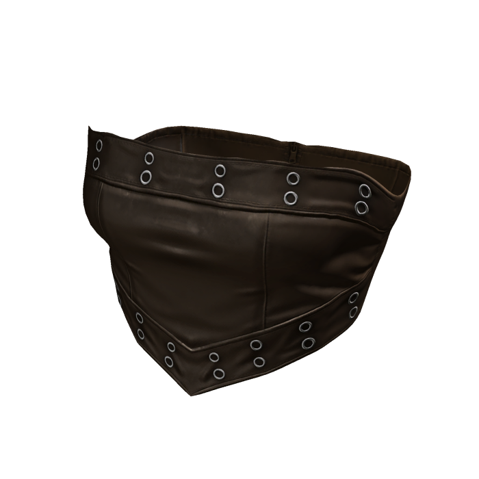 Leather Cropped Top / Brown