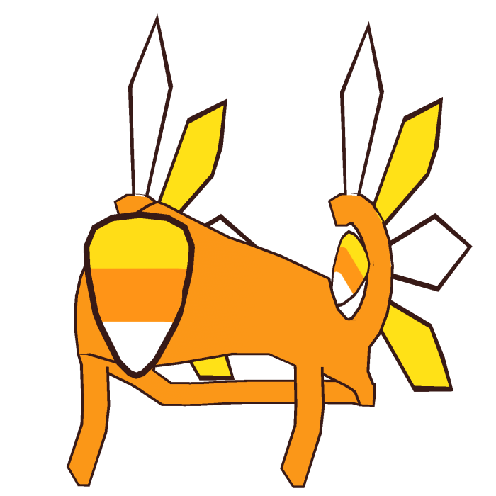 Halloween Candy Corn Valkyrie