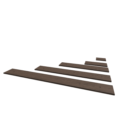 Different Length Wood Planks