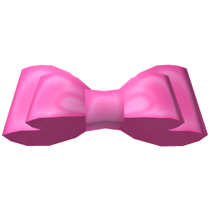 ♡ hot pink double headbow
