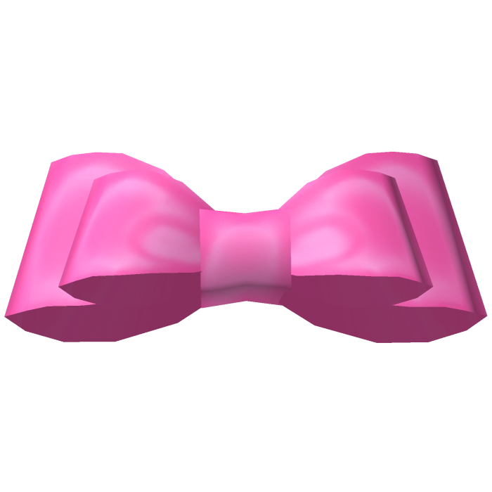 ♡ hot pink double headbow
