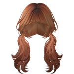 🍀Halloween Messy Low Pigtails (Ginger)
