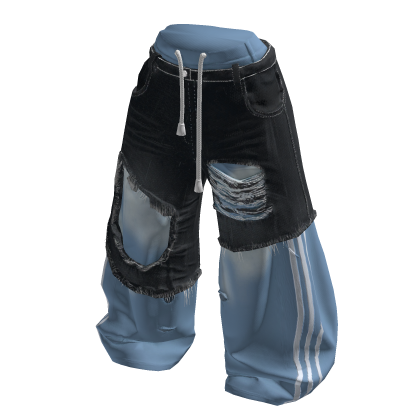 Double Waistband Jeans - Roblox