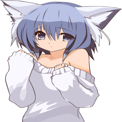 Neko!Purple anime girl Roblox decal