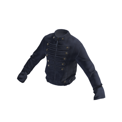 💗 Y2K Military Parade Jacket _ Blue