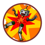 Survive exploding robots!