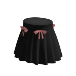 Black and Pink Coquett Girl Skirt