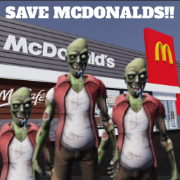 Save McDonalds from a Zombie Hoard