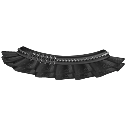 ♡ kawaii y2k black skirt w studded belt