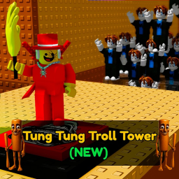 Tung Tung Troll Tower!😈👋👑 (FREE SLAP)