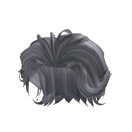 Grey Wavy Hair Roblox item