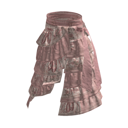Pink Soft Ballet Floral Layered Pants [PBR]