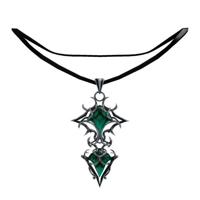 High Elfs Emerald Pendant