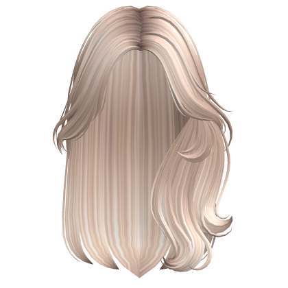 Layered Wavy Valley Girl Hair (Platinum) Roblox item